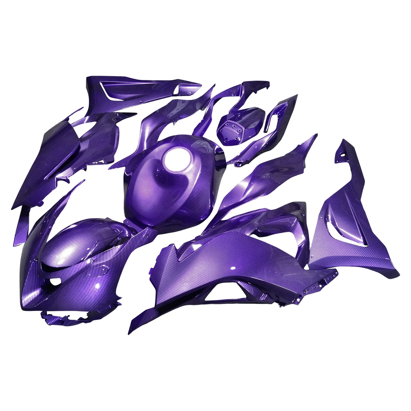 Purple Injection Fairing Kit Bodywork Plastic ABS fit For Kawasaki ZX-6R 2024-2026