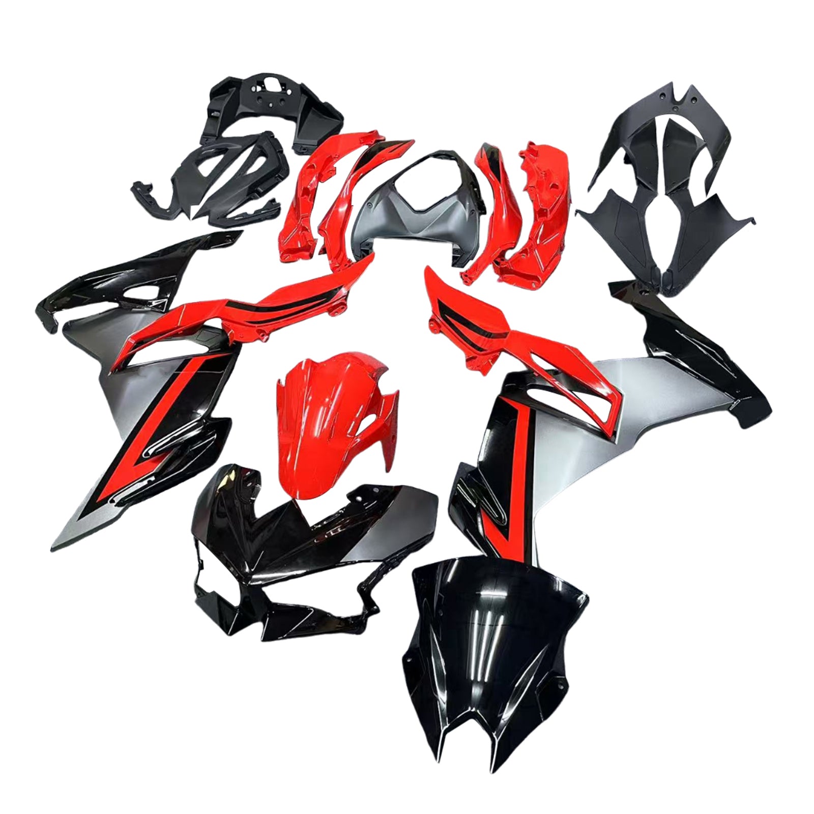 주사 페어링 키트 차체 복근 가와사키 닌자 500 2024-2025에 적합합니다.