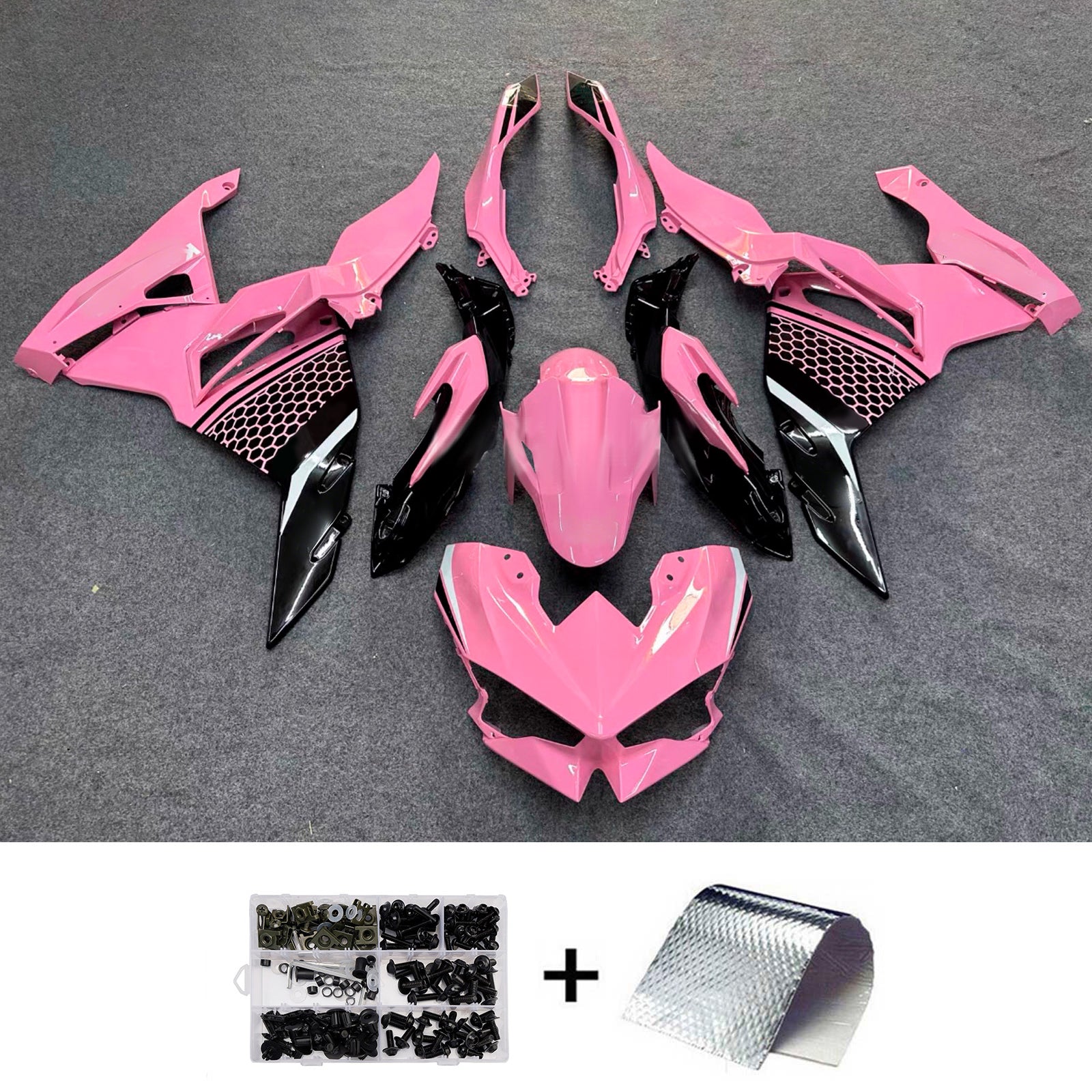 Injection Fairing Kit Bodywork ABS fit For Kawasaki Ninja 500 2024-2025