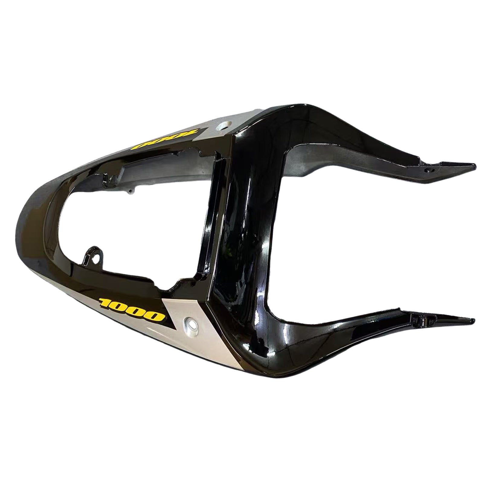 Carenados 2000-2002 Suzuki GSXR 1000 Plata y Negro Genérico