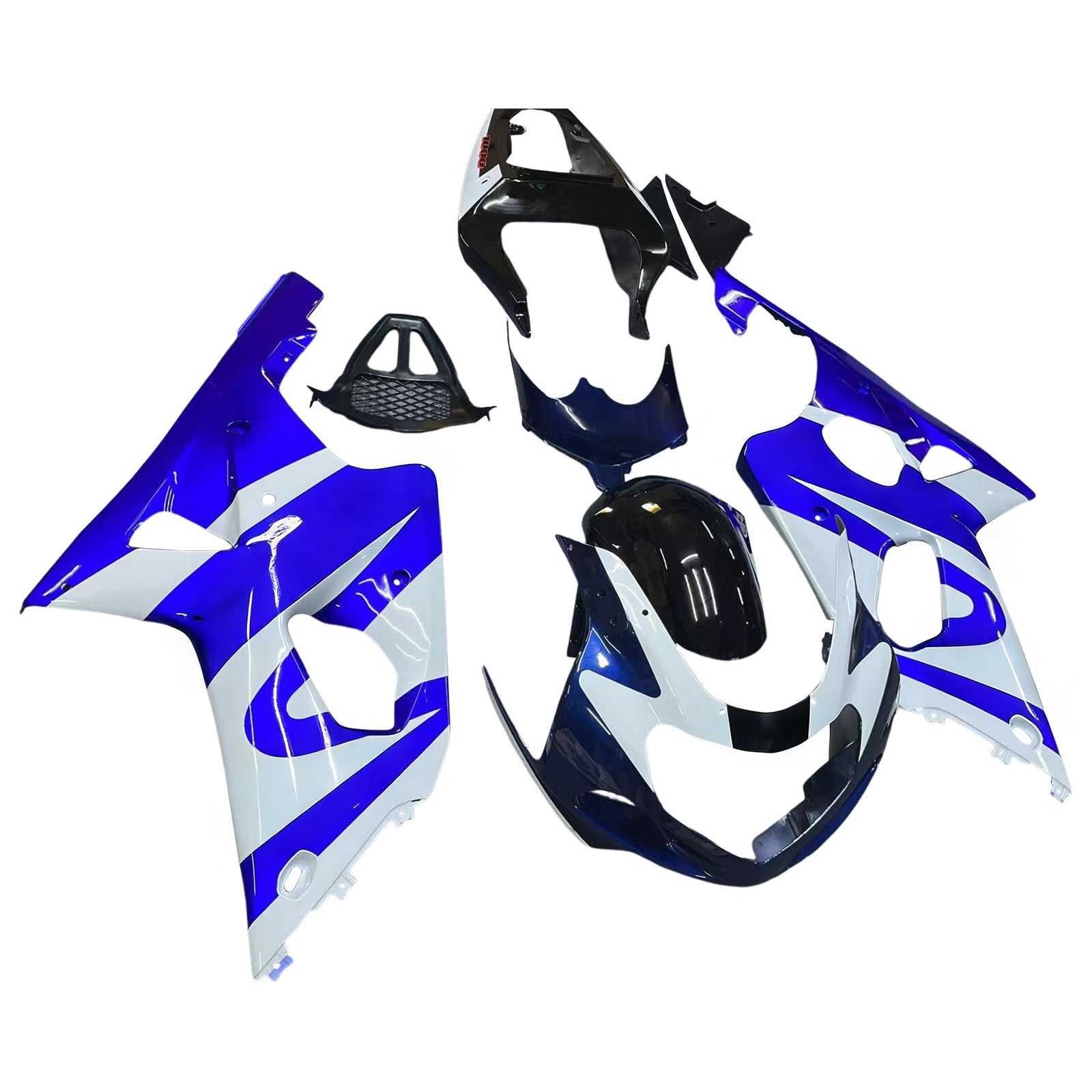 페어링 2000-2002 스즈키 GSXR 1000 블루 & 블랙 GSXR 제네릭