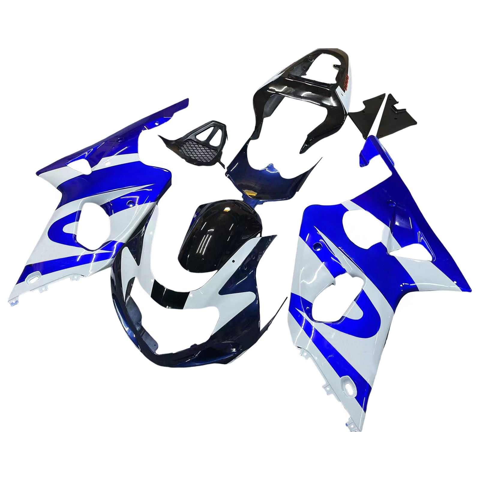 페어링 2000-2002 스즈키 GSXR 1000 블루 & 블랙 GSXR 제네릭