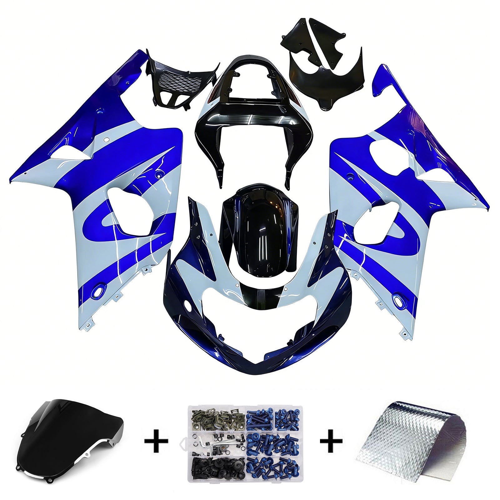 Injection Fairing Kit Bodywork Plastic ABS fit For Suzuki GSXR1000 2000-2002
