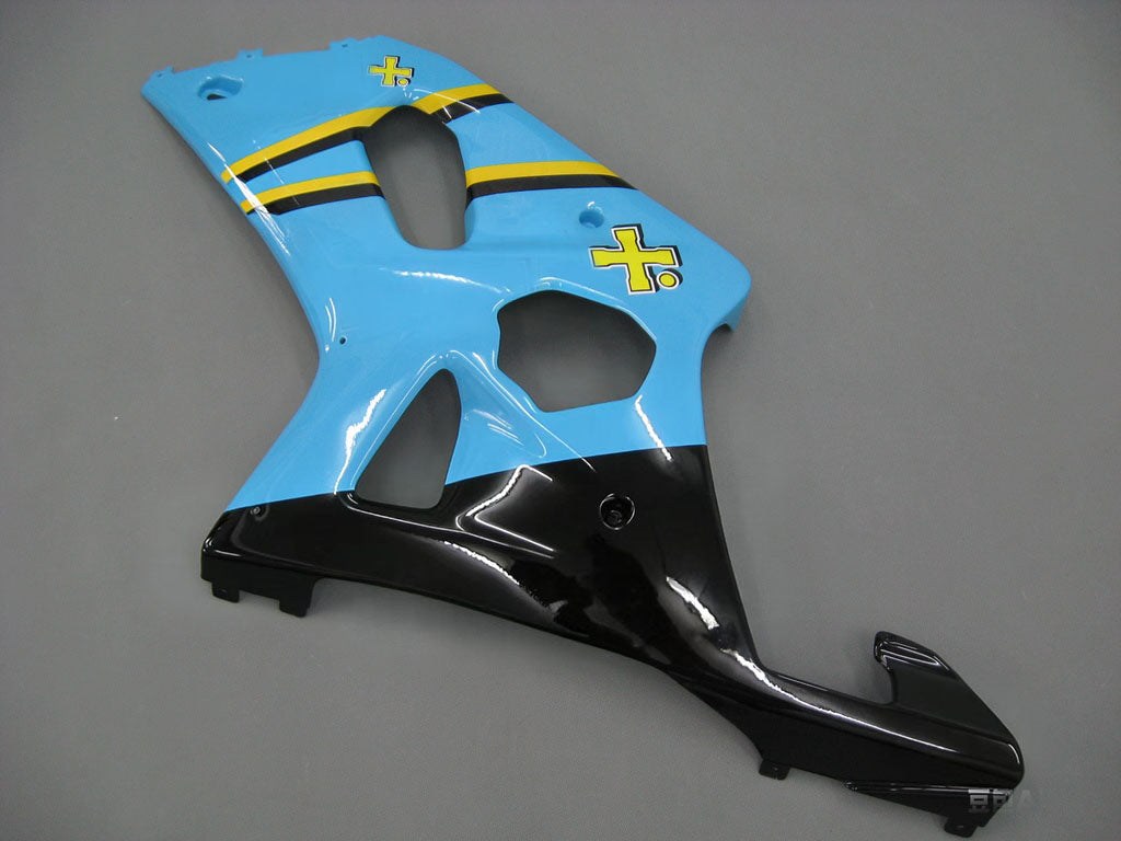 Carenados 2000-2002 Suzuki GSXR 1000 Azul Negro Rizla Genérico