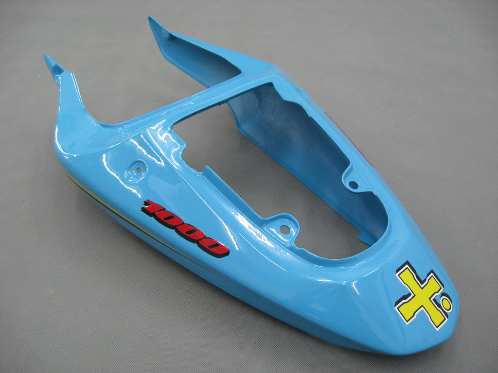 Carenados 2000-2002 Suzuki GSXR 1000 Azul Negro Rizla Genérico
