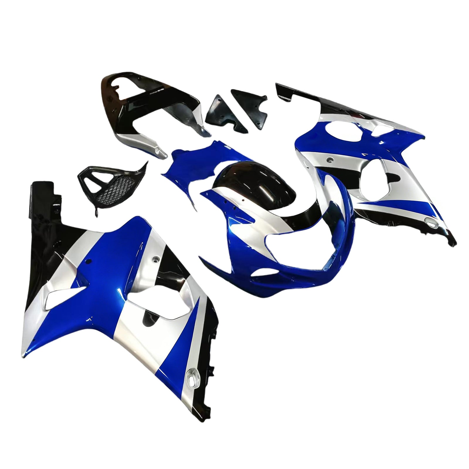 Fairings 2000-2002 Suzuki GSXR 1000 Silver Blue Black GSXR Generic