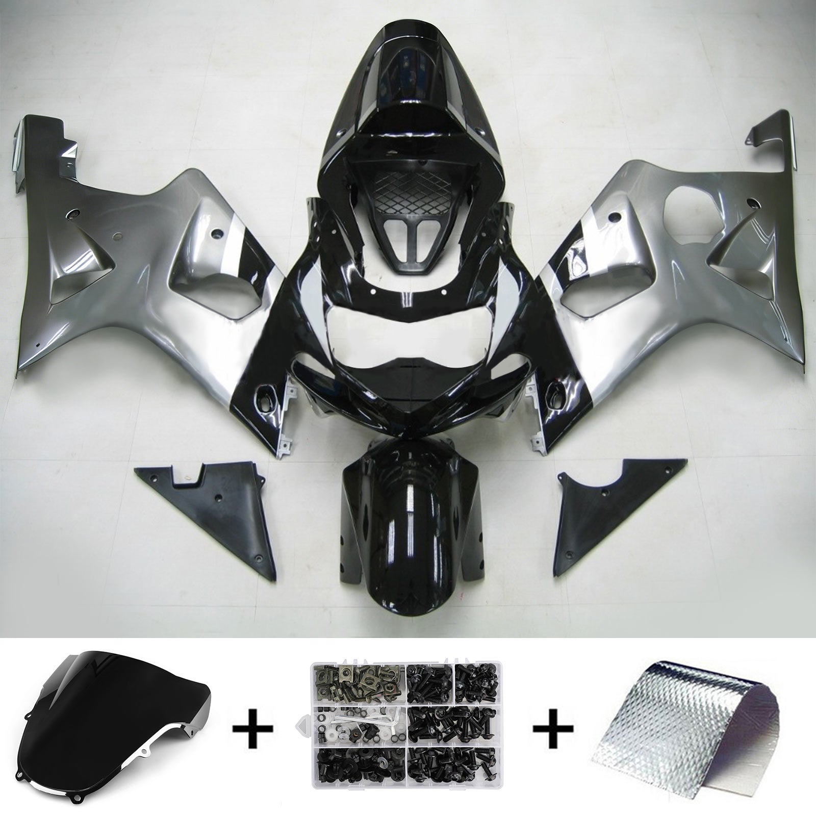 스즈키 GSXR1000 2000-2002 페어링 키트 K1 K2