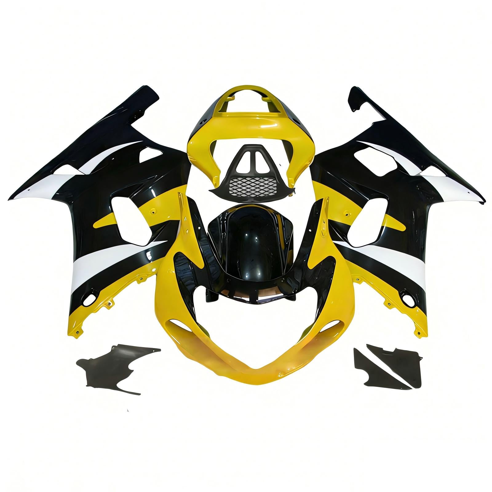 Amotopart Suzuki GSXR1000 2000-2002 K1 K2 Fairing Kit Bodywork Plastic ABS