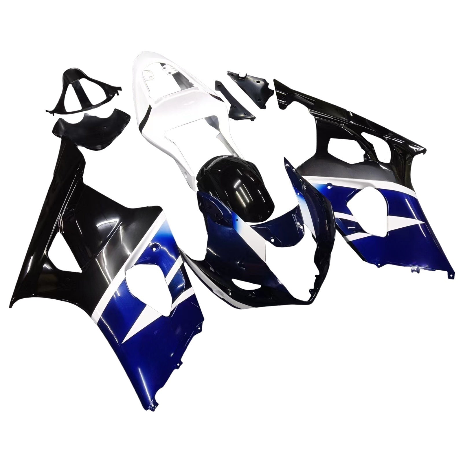 Fairings 2003-2004 Suzuki GSXR 1000 Black Blue White GSXR Generic
