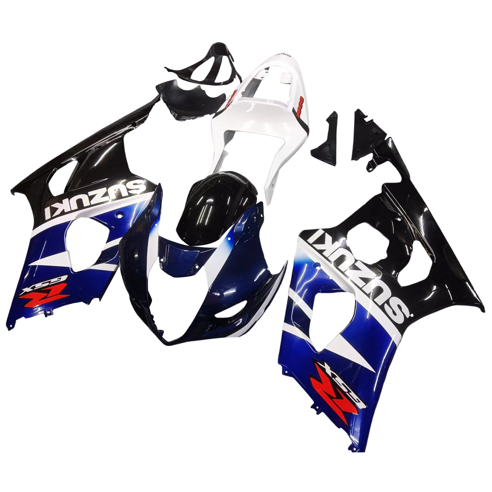 Fairings 2003-2004 Suzuki GSXR 1000 Black Blue White GSXR Generic