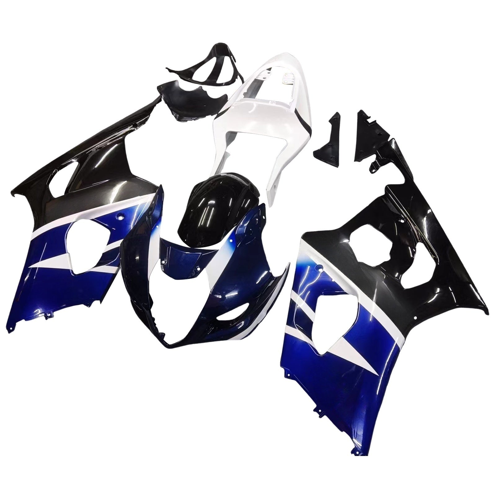 Fairings 2003-2004 Suzuki GSXR 1000 Black Blue White GSXR Generic