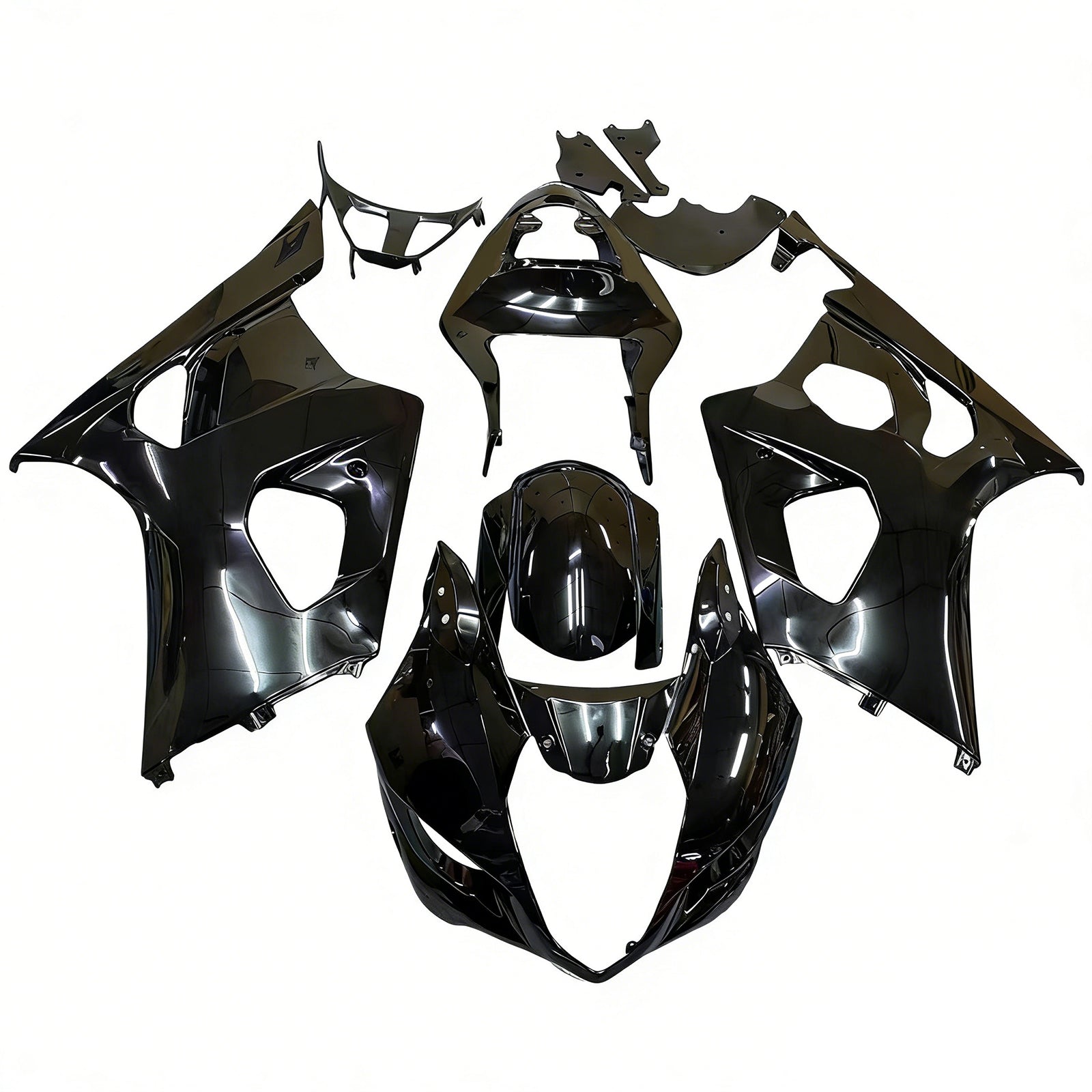 Carenados 2003-2004 Suzuki GSXR 1000 Negro Suzuki GSXR Genérico