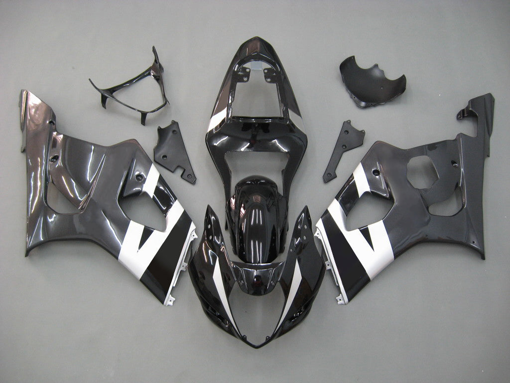 Fairings 2003-2004 Suzuki GSXR 1000 Black & White GSXR Generic
