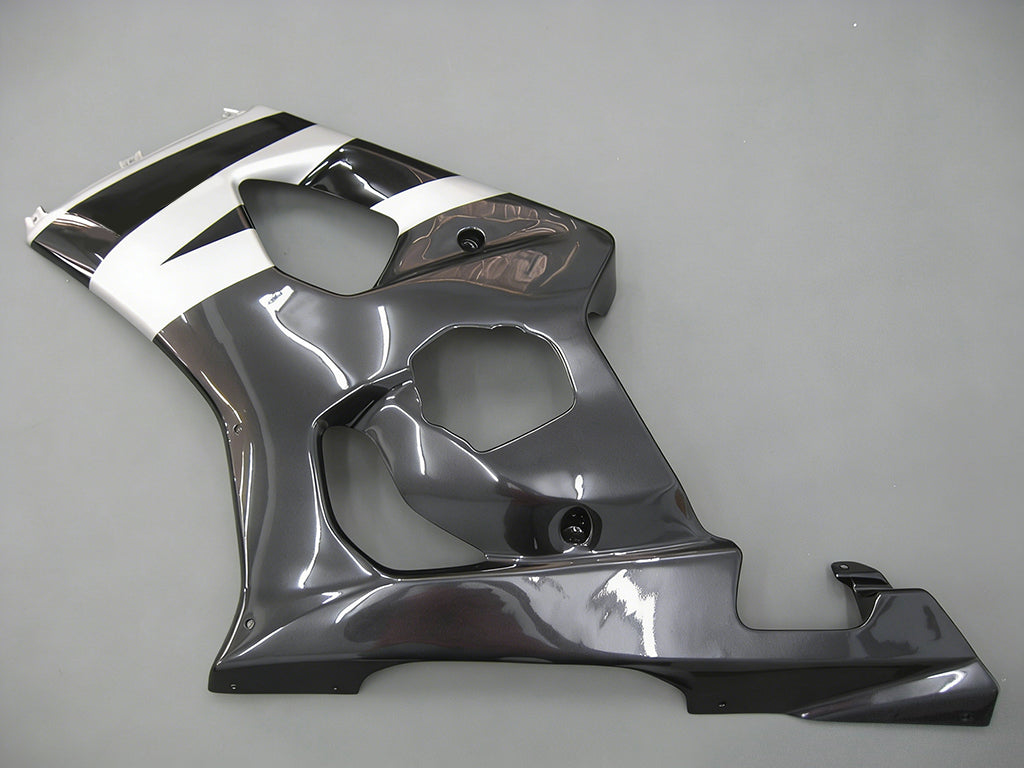 Carenados 2003-2004 Suzuki GSXR 1000 Negro y Blanco GSXR Genérico