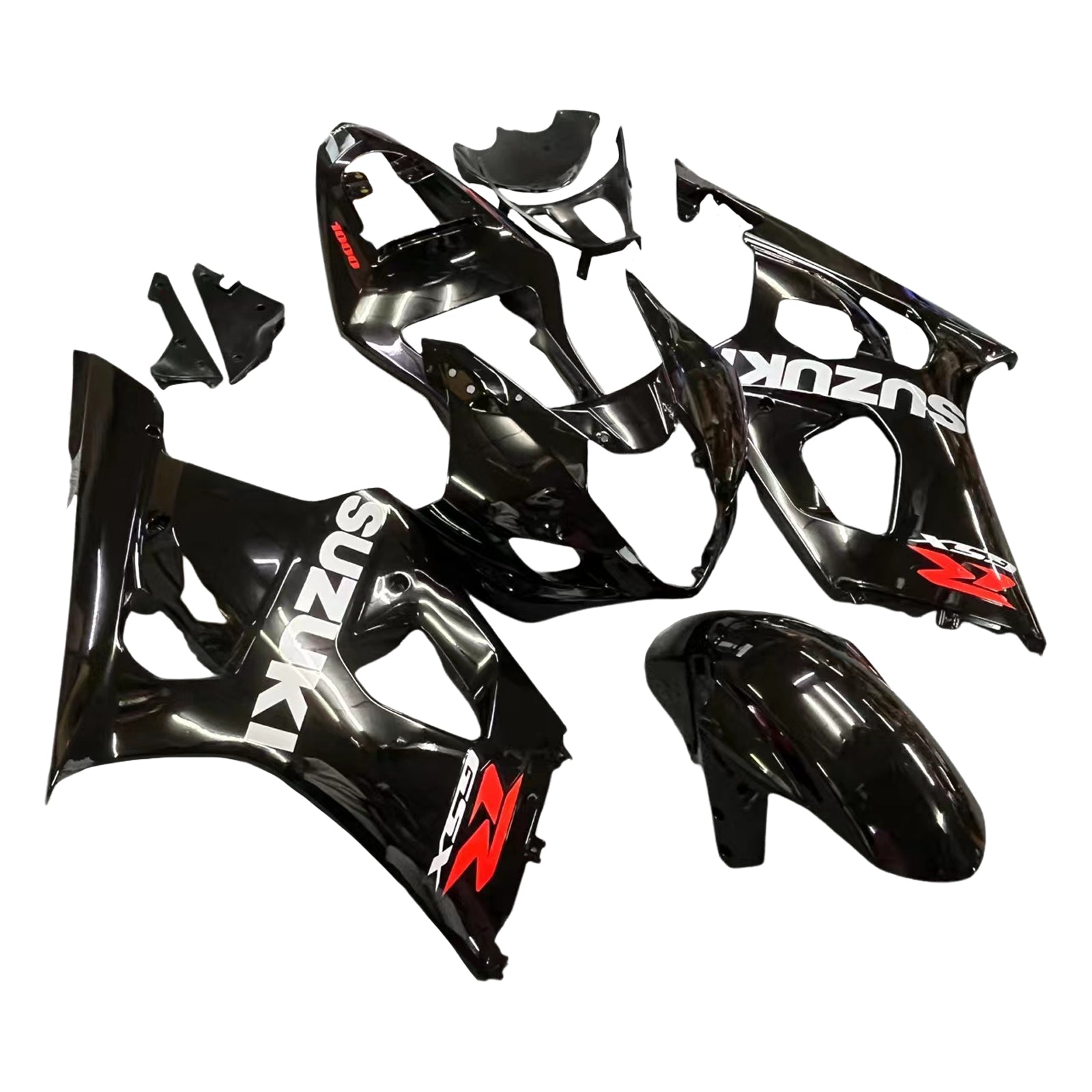 Fairings 2003-2004 Suzuki GSXR 1000 Black Suzuki Generic