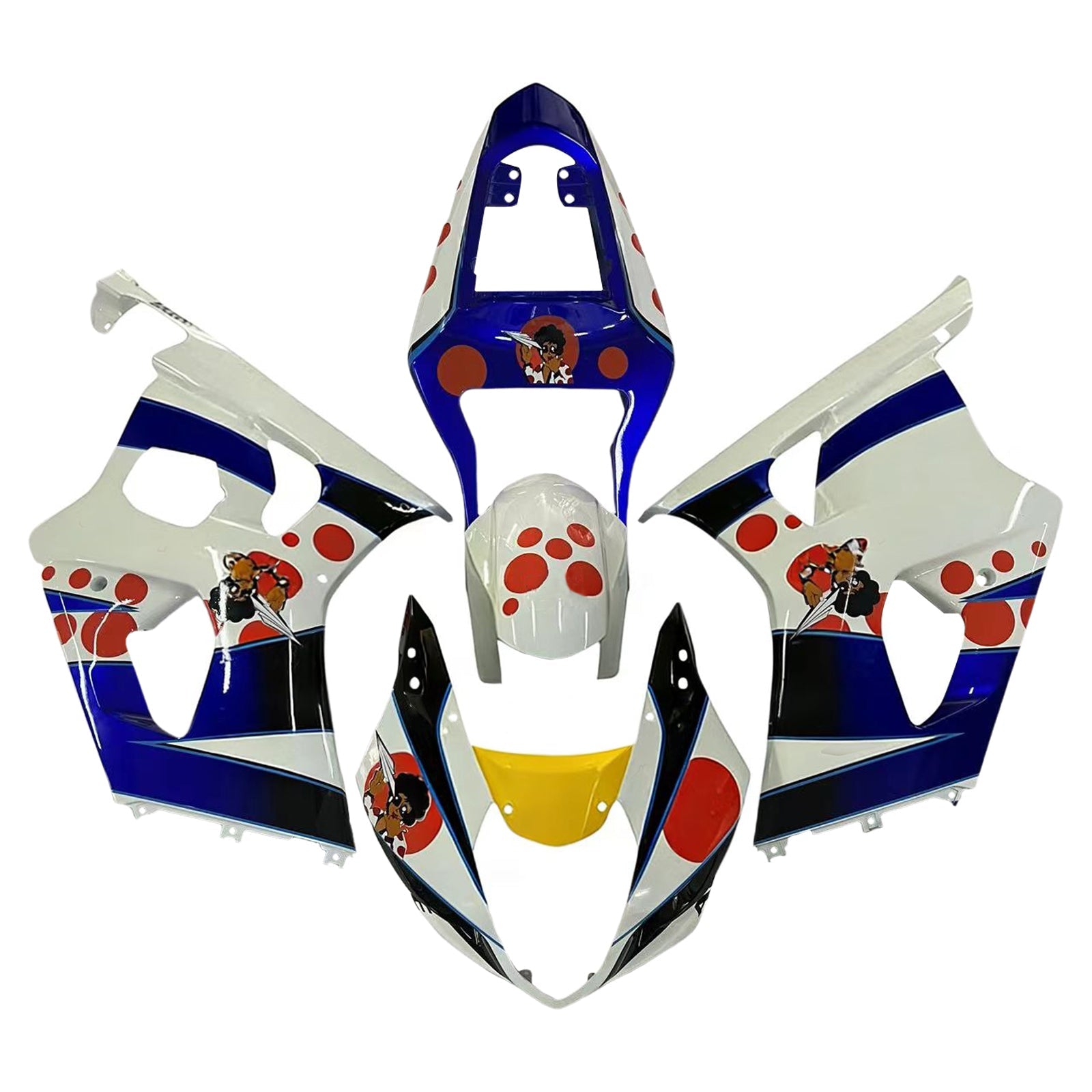 Fairings 2003-2004 Suzuki GSXR 1000 Multi-Color pepephone Generic