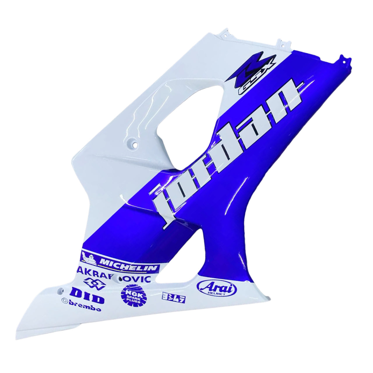 Fairings 2003-2004 Suzuki GSXR 1000 White & Blue Jordan Generic