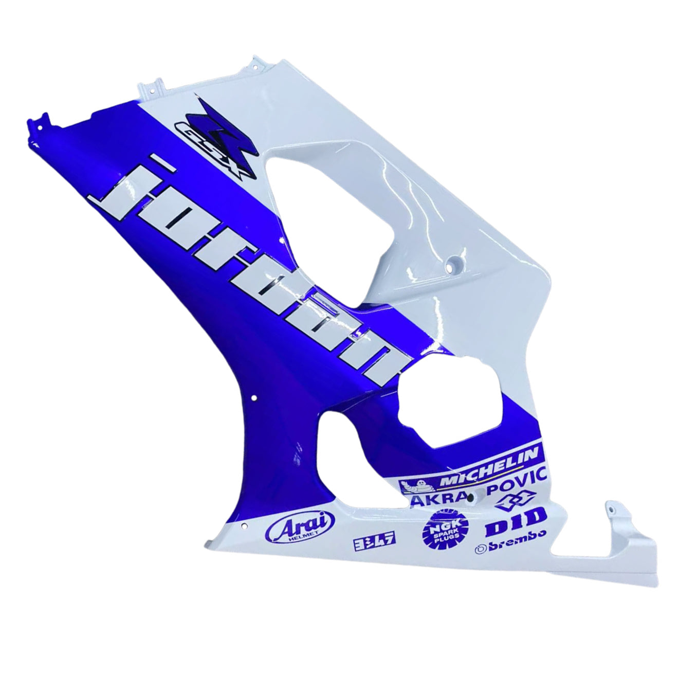 Fairings 2003-2004 Suzuki GSXR 1000 White & Blue Jordan Generic
