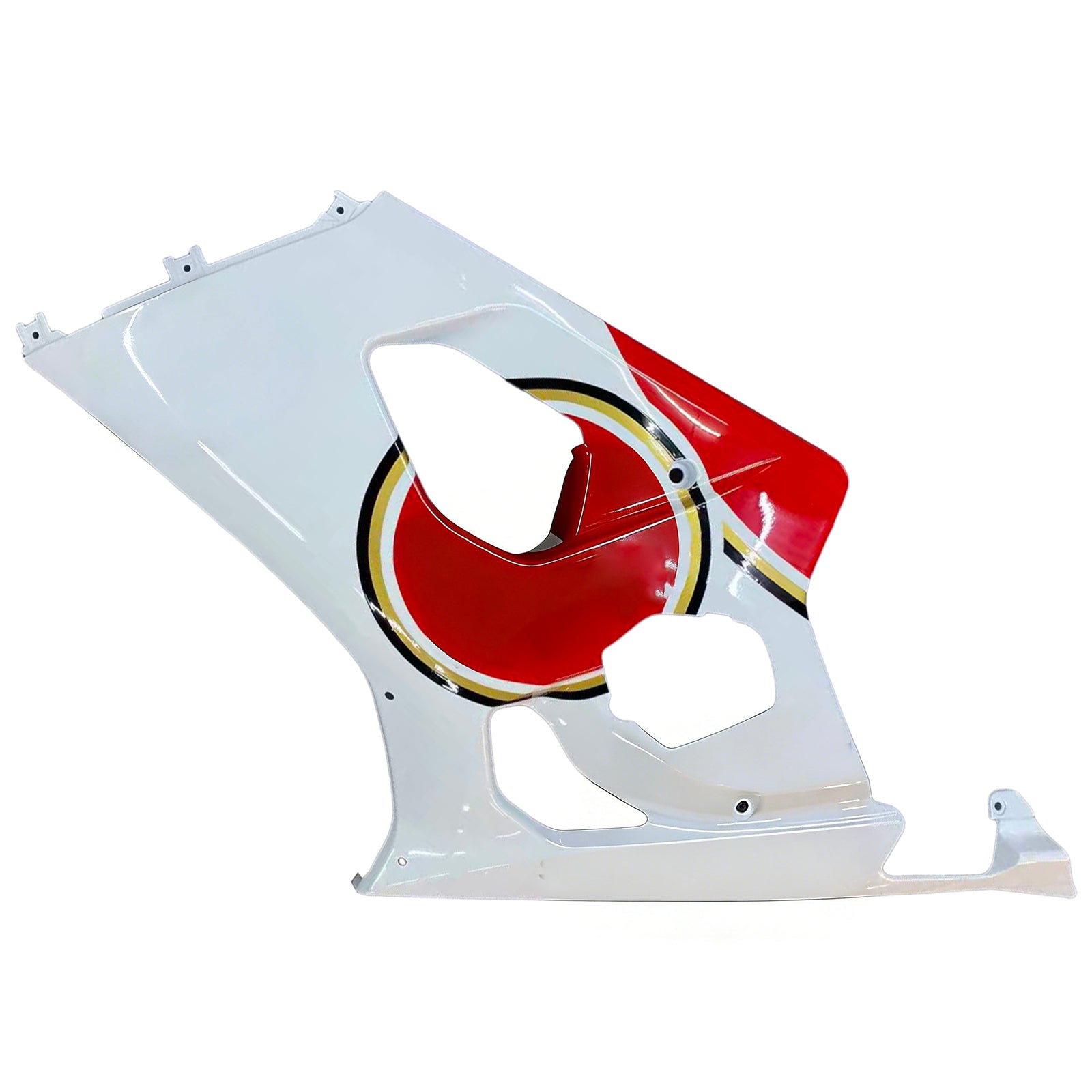Fairings 2003-2004 Suzuki GSXR 1000 White and Red Lucky Strike Generic