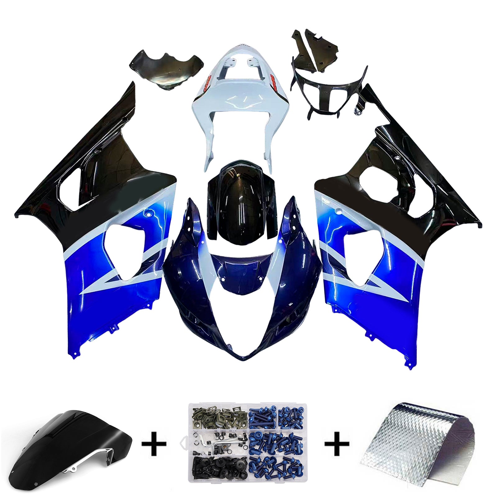 Suzuki GSXR1000 2003-2004 Fairing Kit Bodywork Plastic ABS