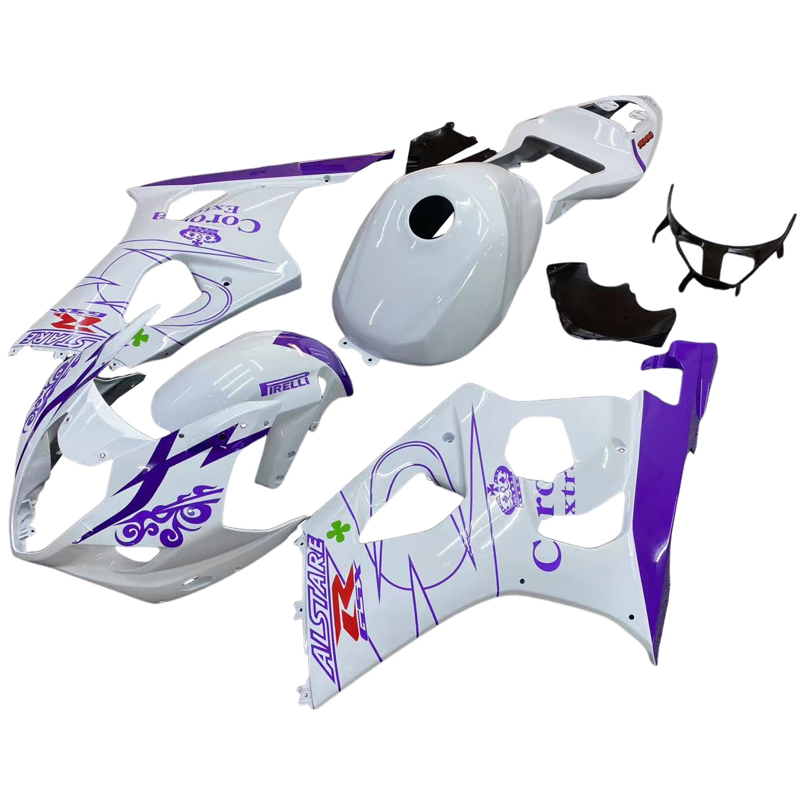 스즈키 GSXR1000 2003-2004 K3 페어링 키트 차체 플라스틱 ABS