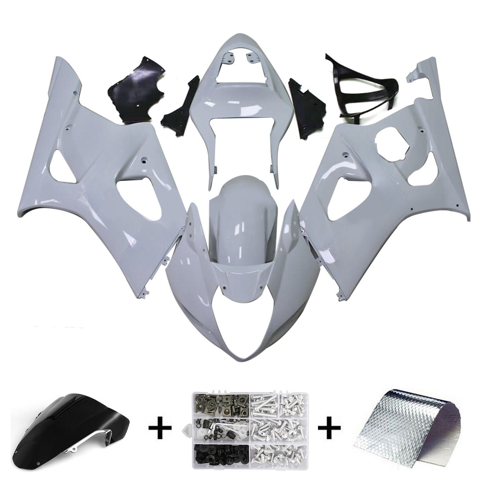 Amotopart Suzuki GSXR1000 2003-2004 K3 Fairing Kit Bodywork Plastic ABS