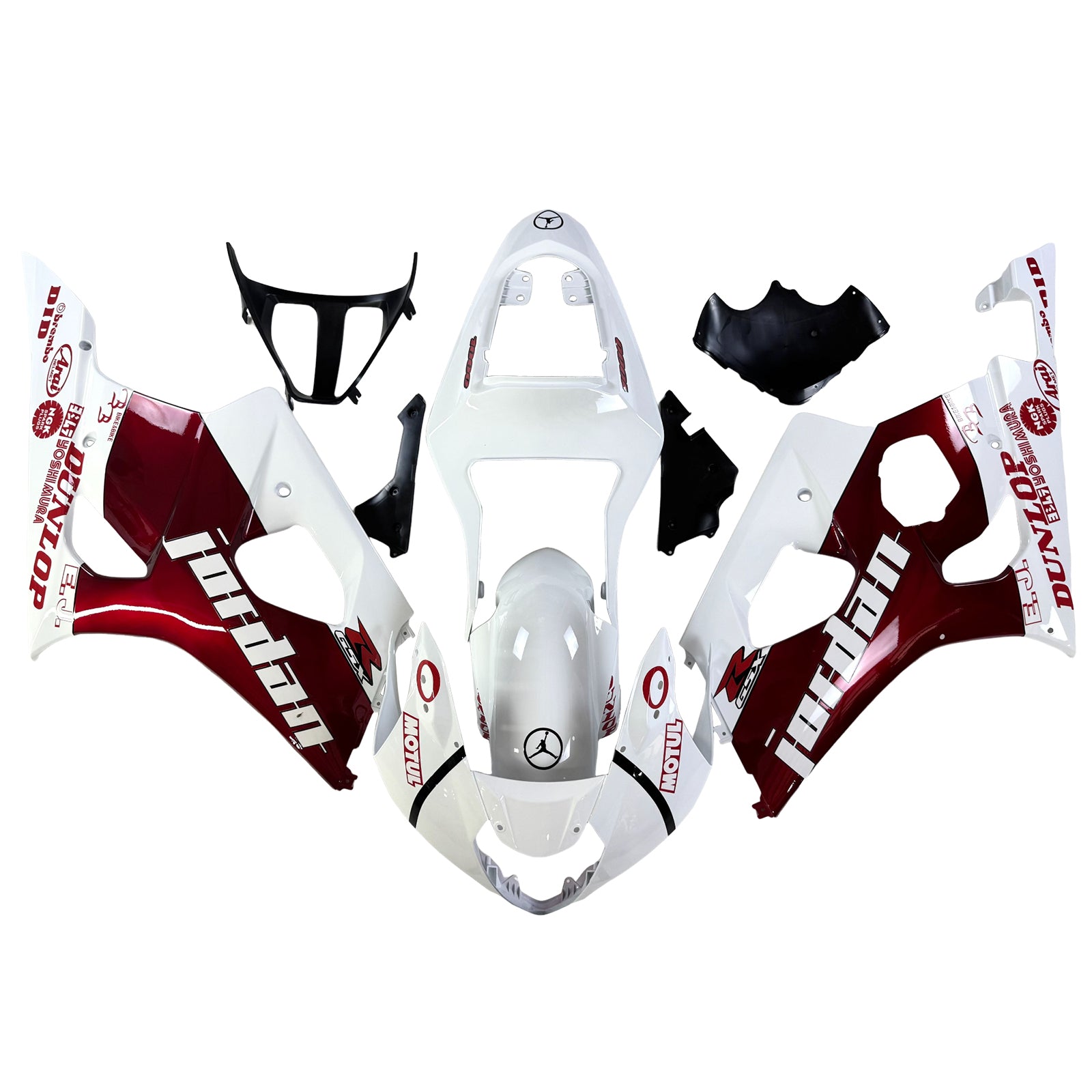 Amotopart Suzuki GSXR1000 2003-2004 K3 Fairing Kit Bodywork Plastic ABS