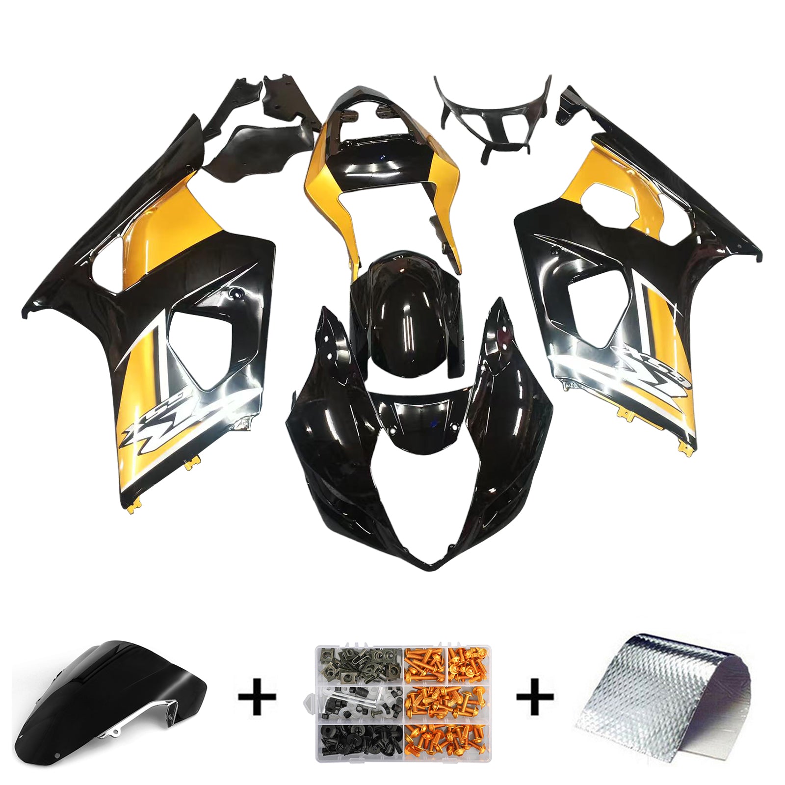 Amotopart Suzuki GSXR1000 2003-2004 K3 Fairing Kit Bodywork Plastic ABS