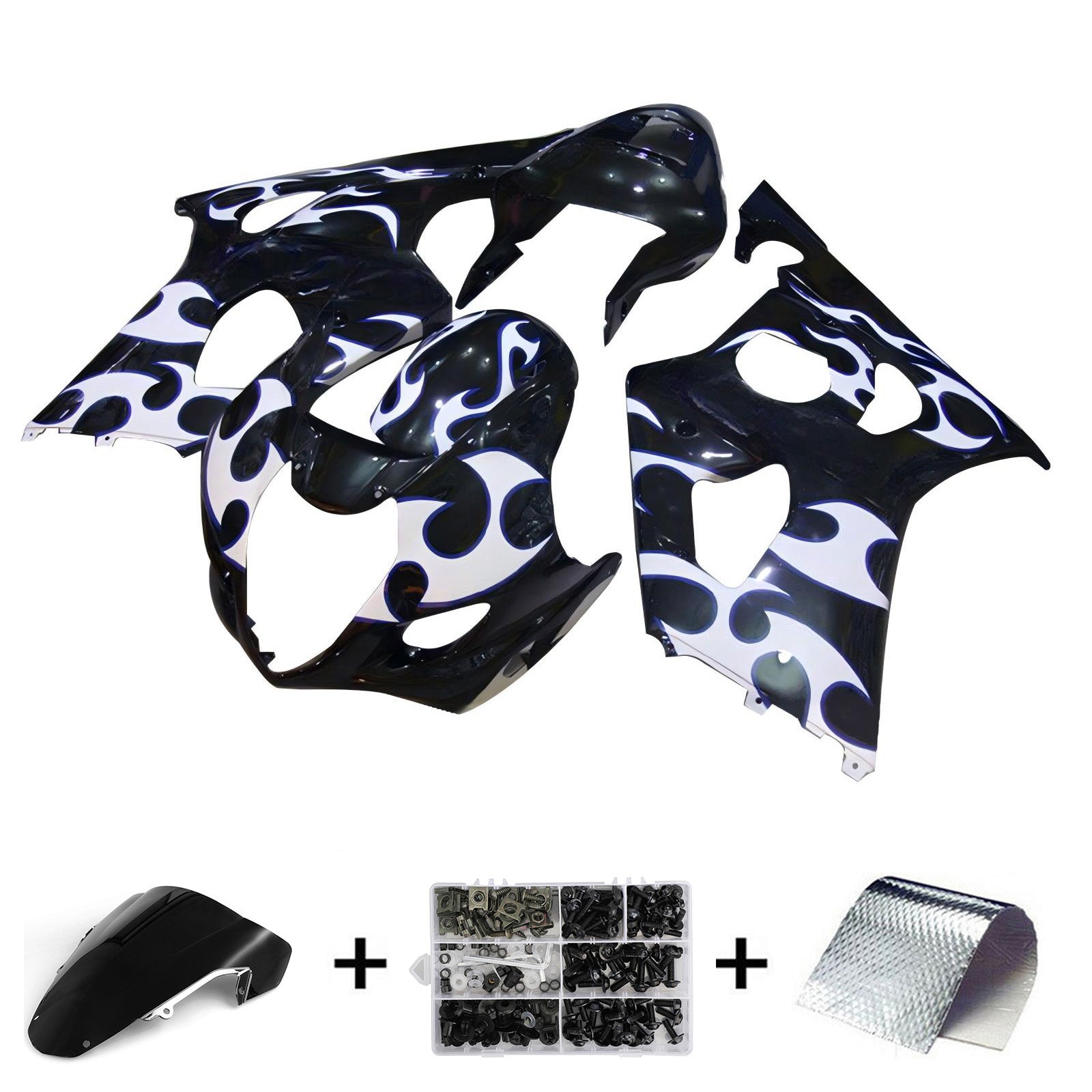 Amotopart Suzuki GSXR1000 2003-2004 K3 Fairing Kit Bodywork Plastic ABS