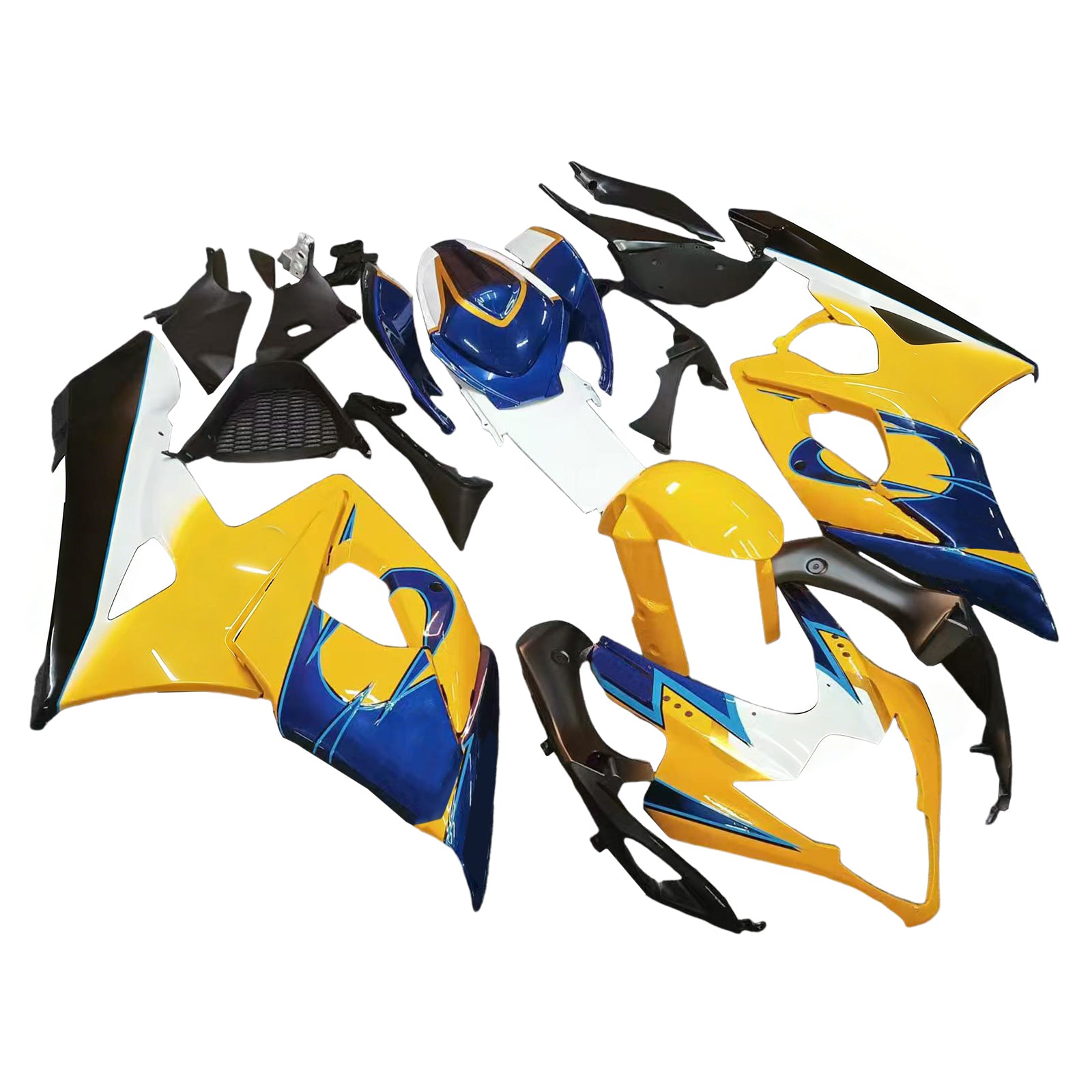 Fairings 2005-2006 Suzuki GSXR 1000 Blue Yellow Alstare Corona Generic