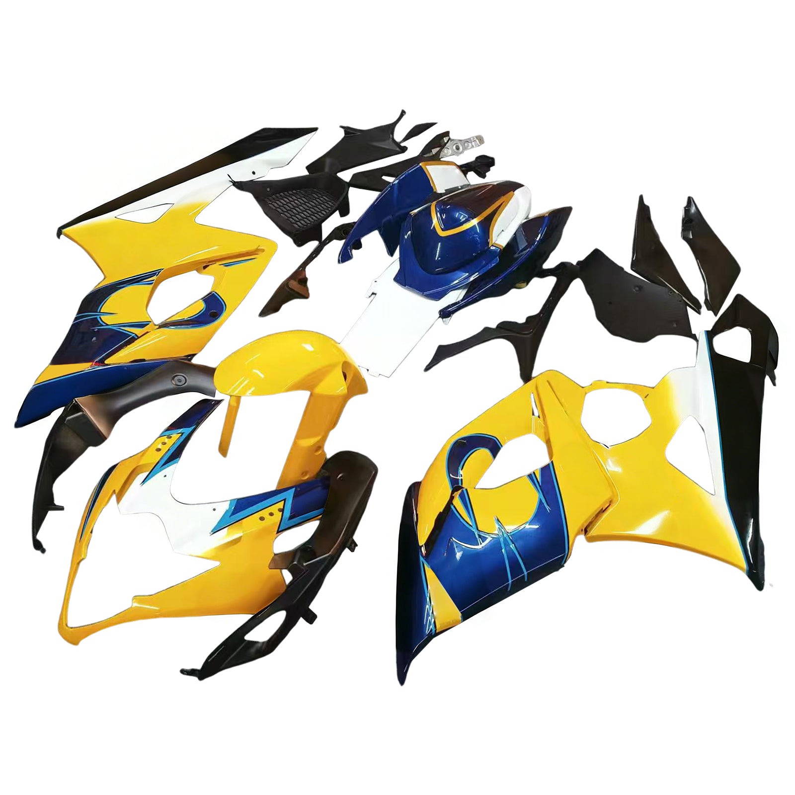 Fairings 2005-2006 Suzuki GSXR 1000 Blue Yellow Alstare Corona Generic