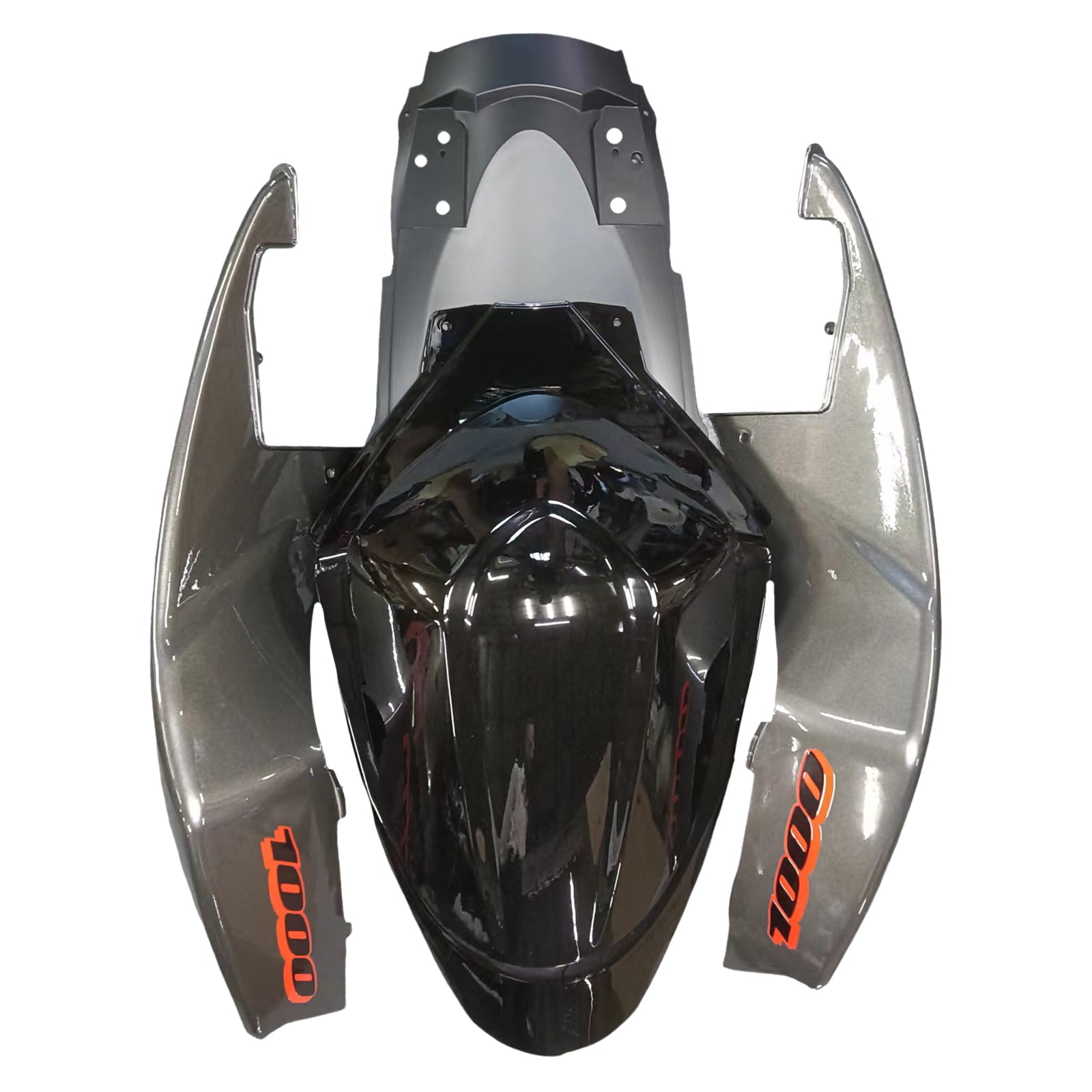 Carenados 2005-2006 Suzuki GSXR 1000 Plata y Negro GSXR