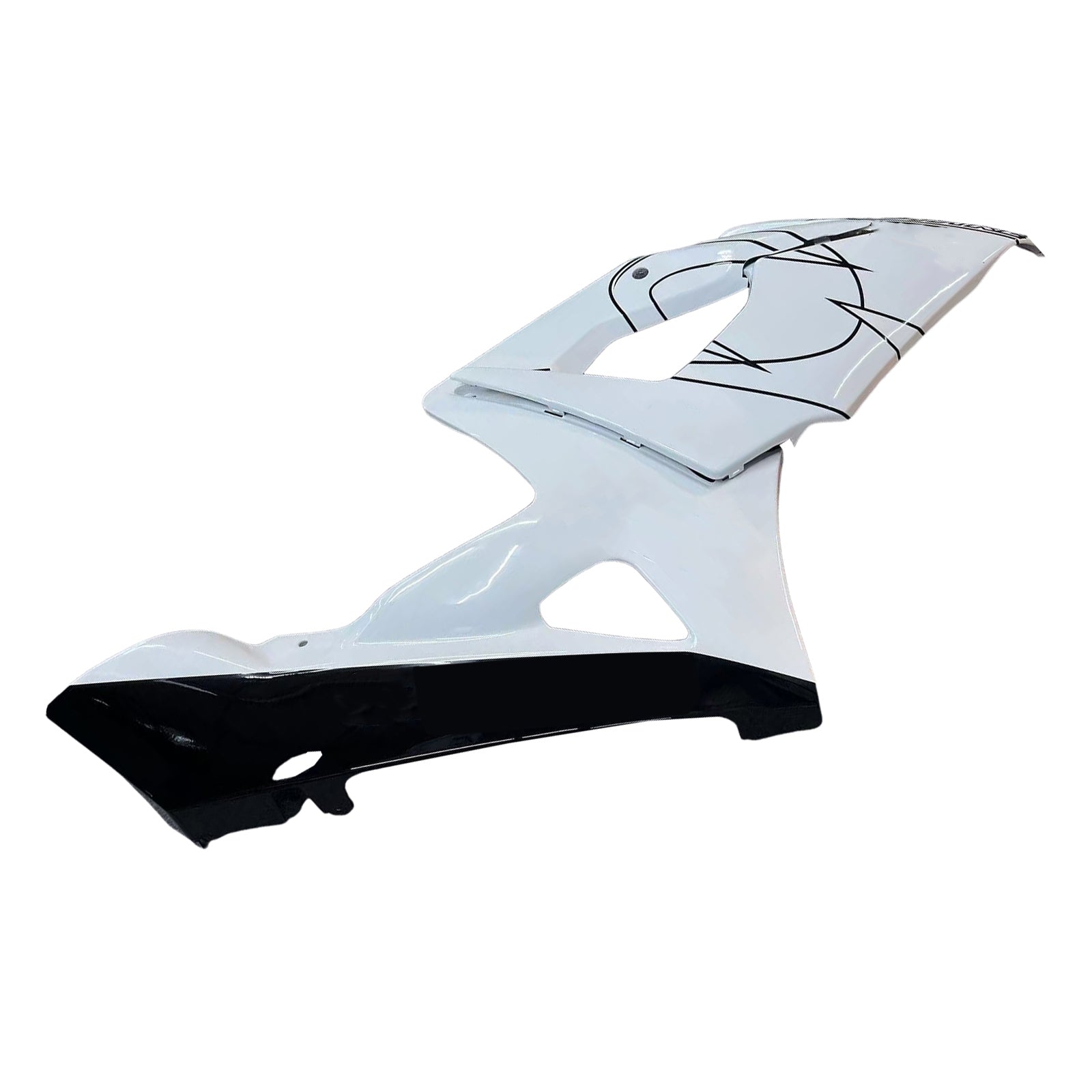 Fairings 2005-2006 Suzuki GSXR 1000 White Black Alstare Generic