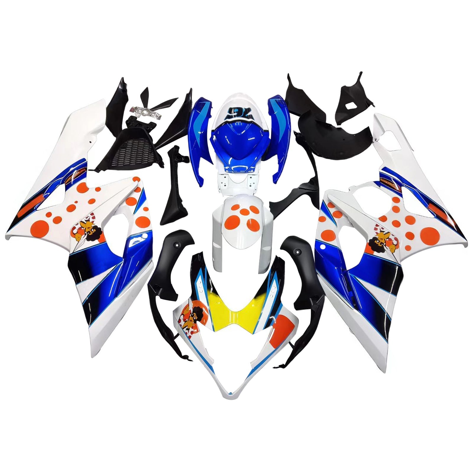 Fairings 2005-2006 Suzuki GSXR 1000 Multi-Color pepephone Generic