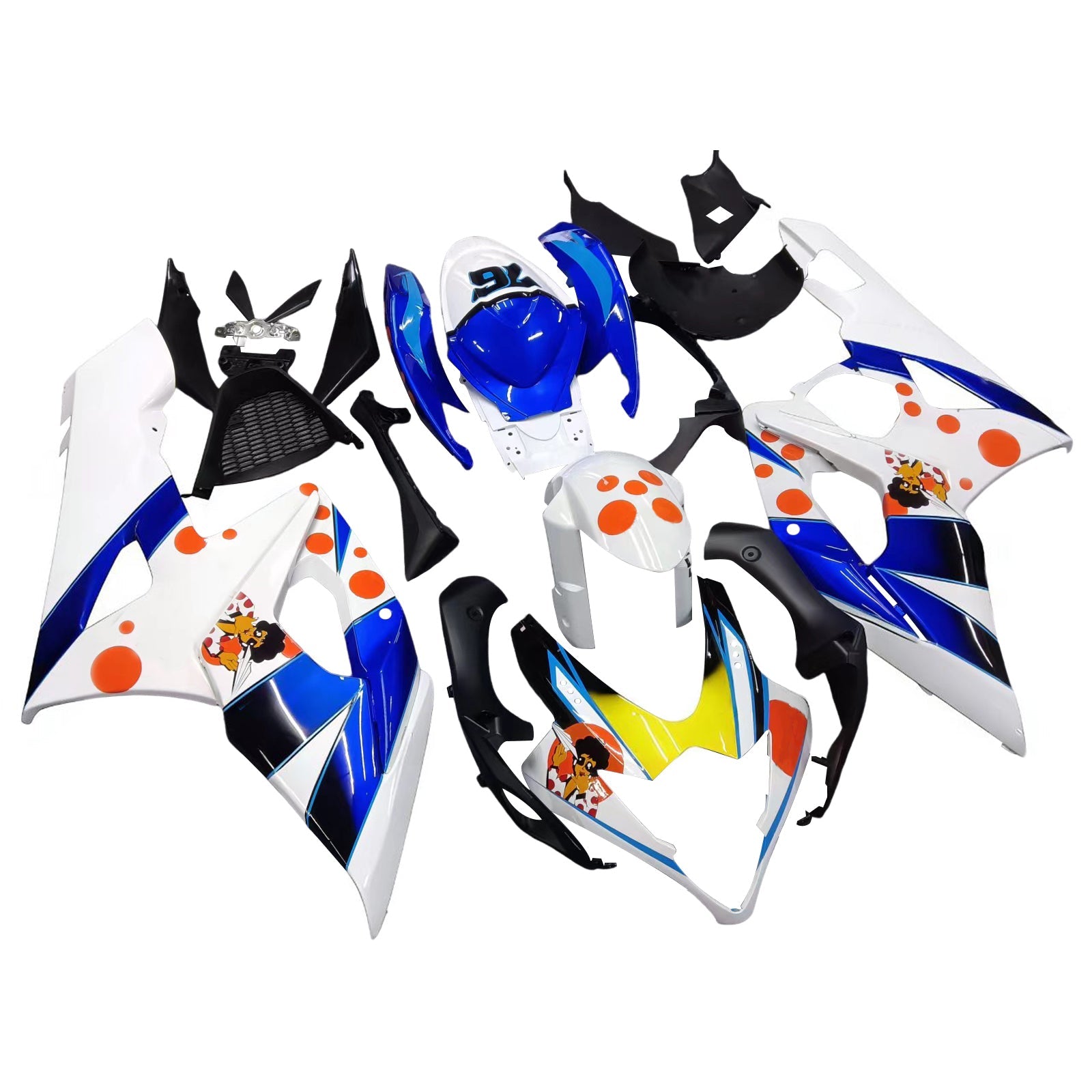 Fairings 2005-2006 Suzuki GSXR 1000 Multi-Color pepephone Generic