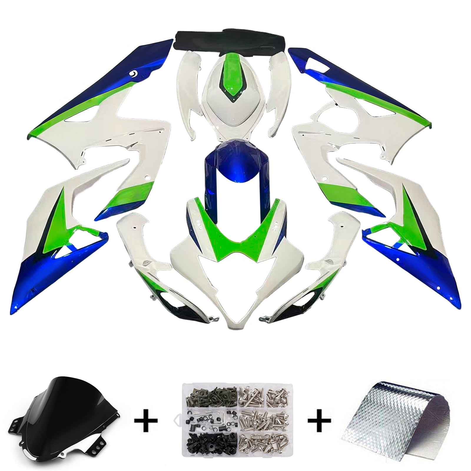 Fairings 2005-2006 Suzuki GSXR 1000 Multi-Color Crescent Generic