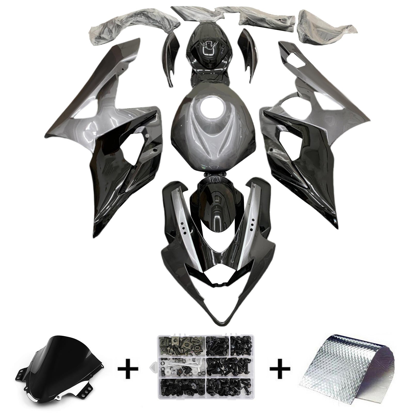 Suzuki GSXR1000 2005-2006 K5 Fairing Kit Bodywork Plastic ABS