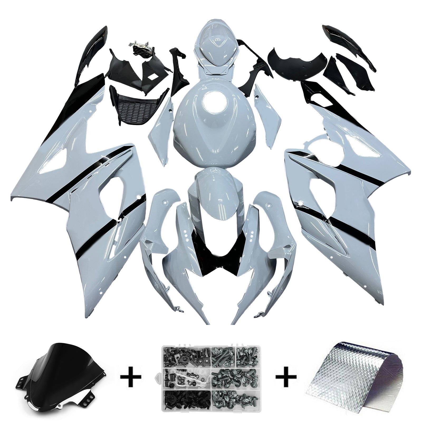 Suzuki GSXR1000 2005-2006 K5 Fairing Kit Bodywork Plastic ABS
