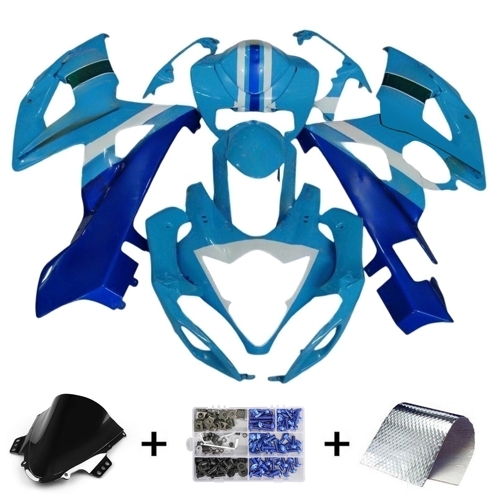 Amotopart Suzuki GSXR1000 2005-2006 K5 Fairing Kit Bodywork Plastic ABS