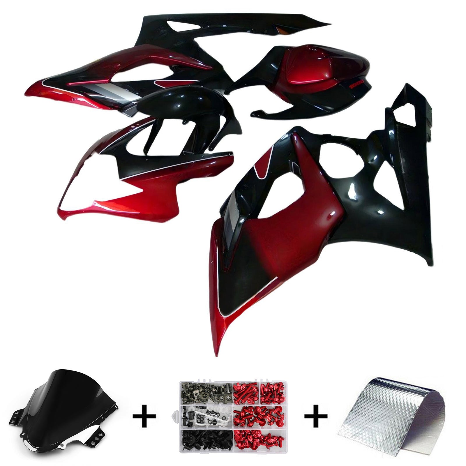 Amotopart Suzuki GSXR1000 2005-2006 K5 Kit Carenado Carrocería Plástico ABS