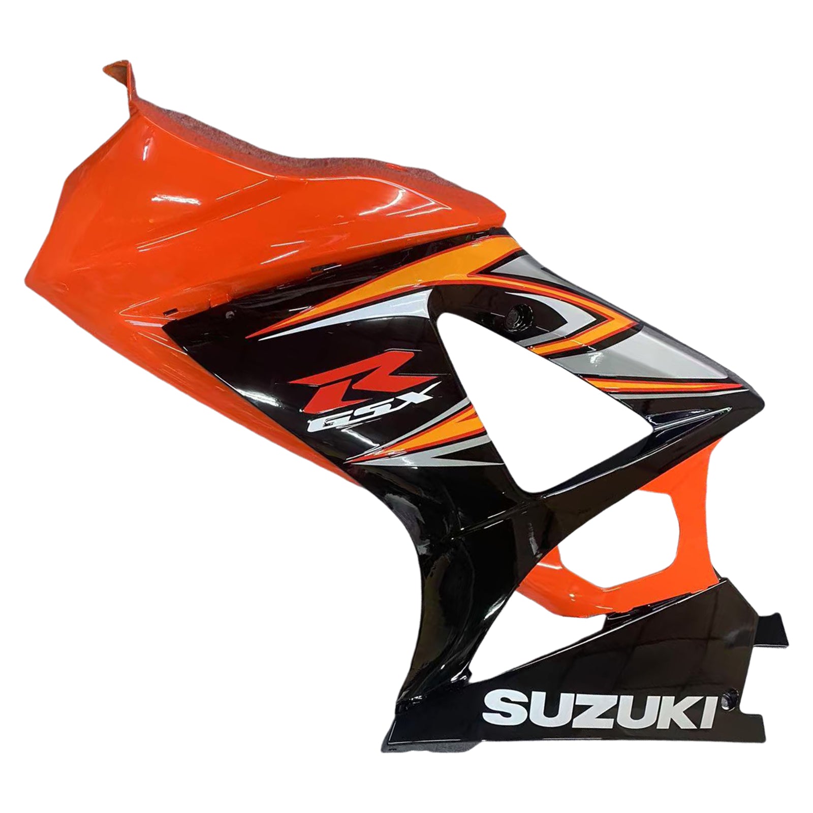 Fairings 2007-2008 Suzuki GSXR 1000 Black & Orange GSXR Generic