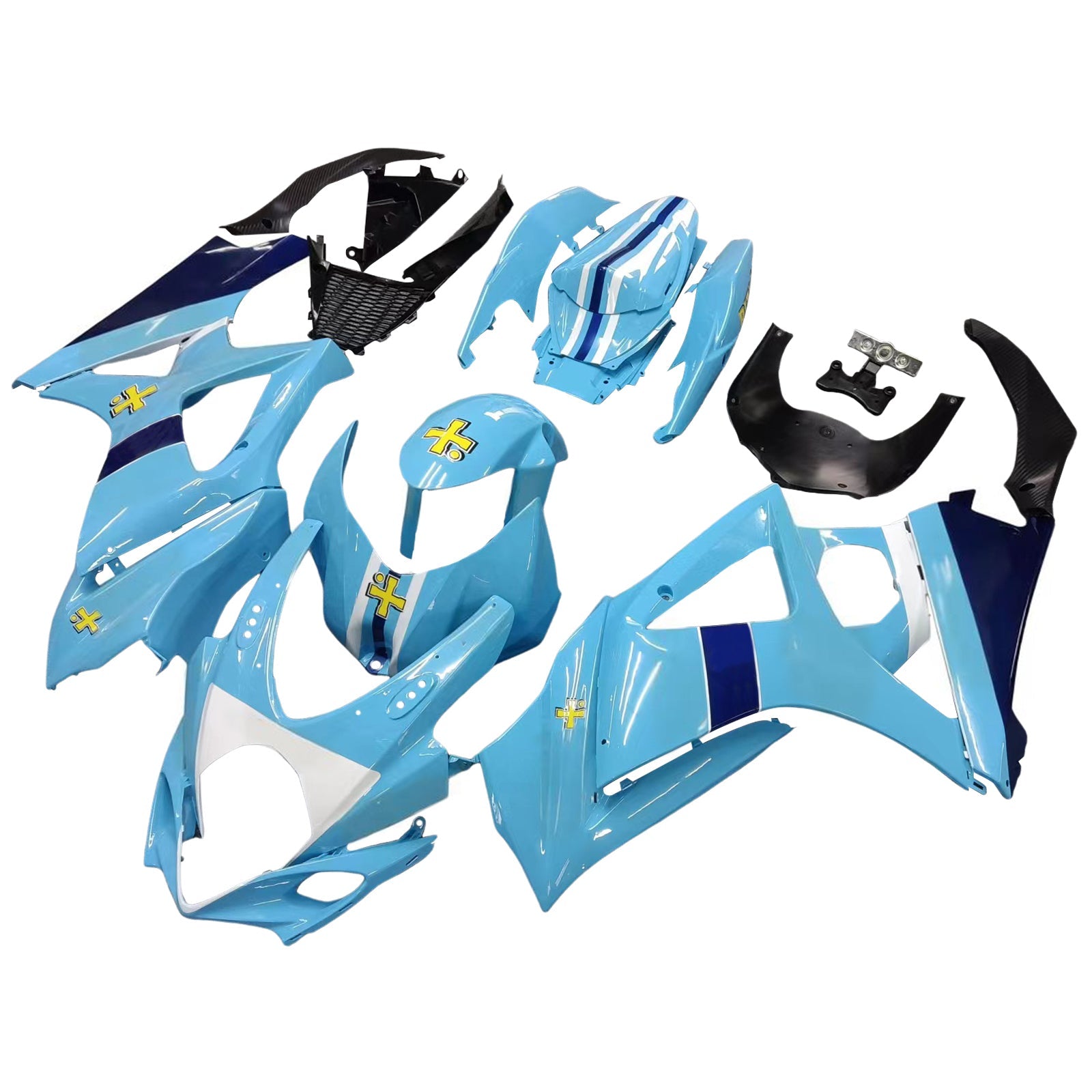 Fairings 2007-2008 Suzuki GSXR 1000 Blue Rizla