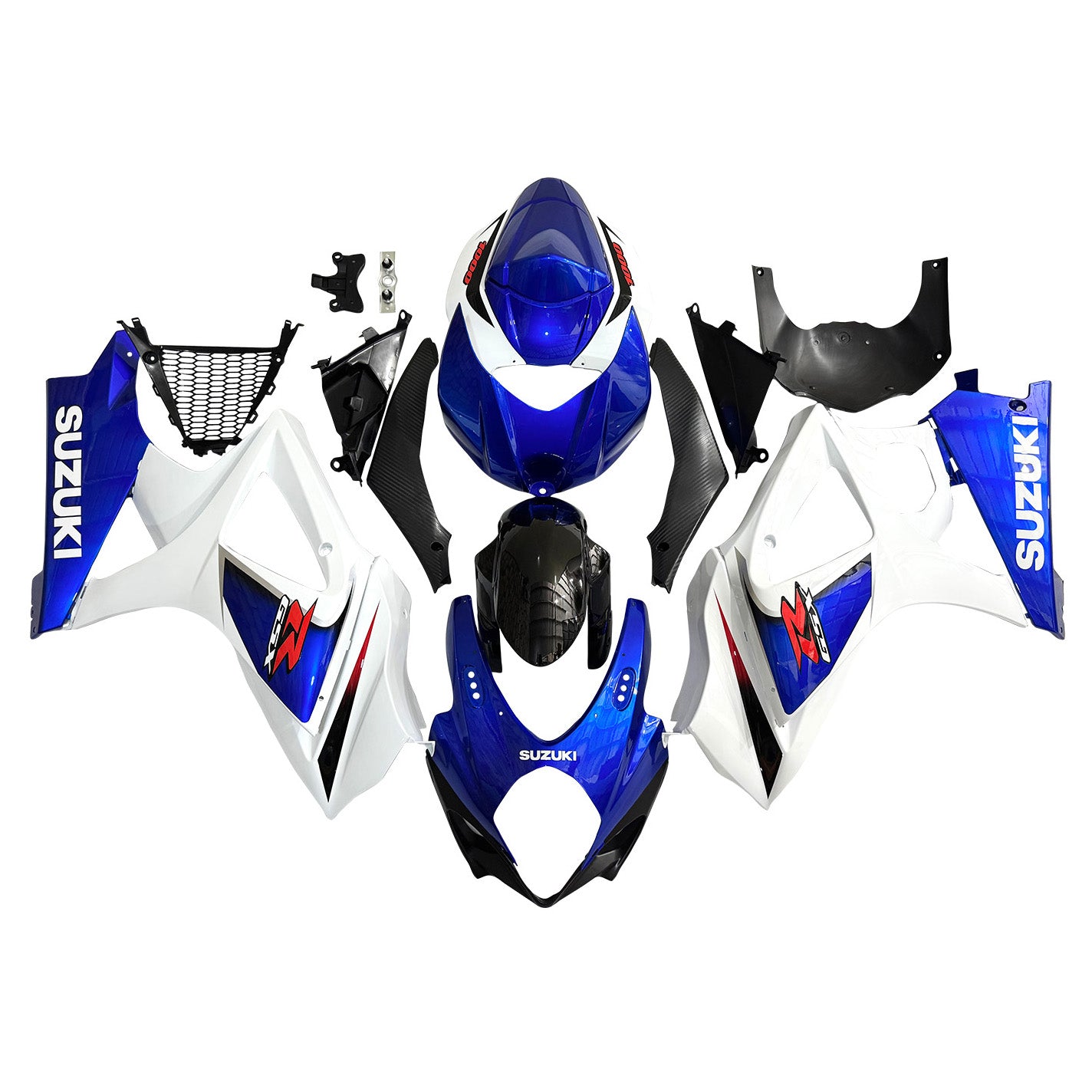 Fairings 2007-2008 Suzuki GSXR 1000 Blue & White GSXR Generic