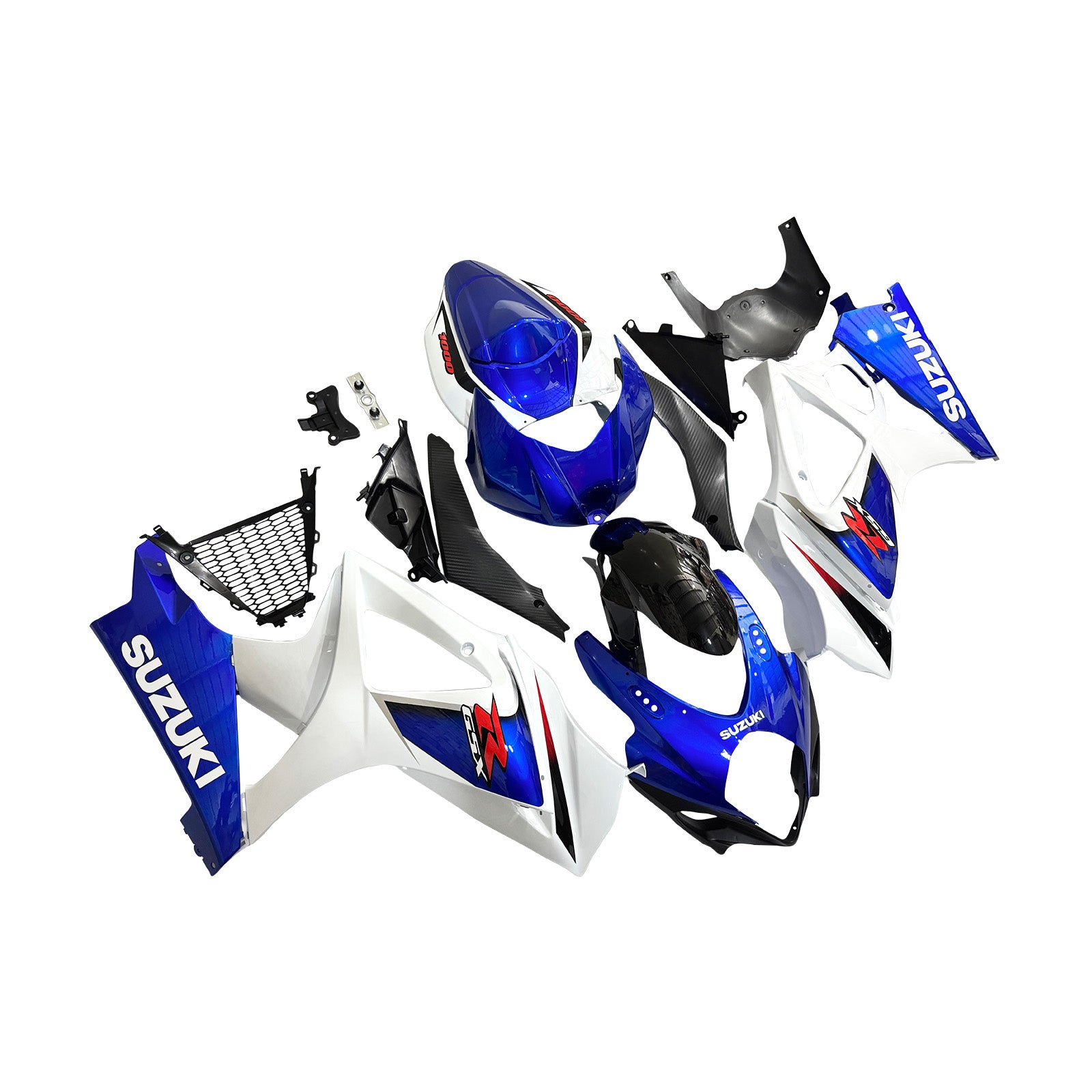 Fairings 2007-2008 Suzuki GSXR 1000 Blue & White GSXR Generic