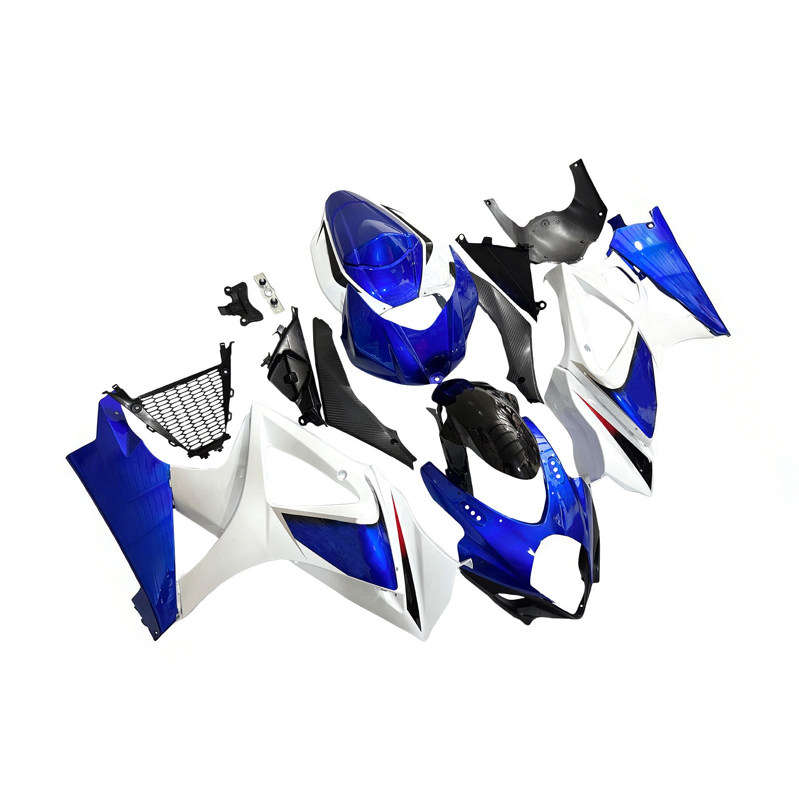 Fairings 2007-2008 Suzuki GSXR 1000 Blue & White GSXR Generic
