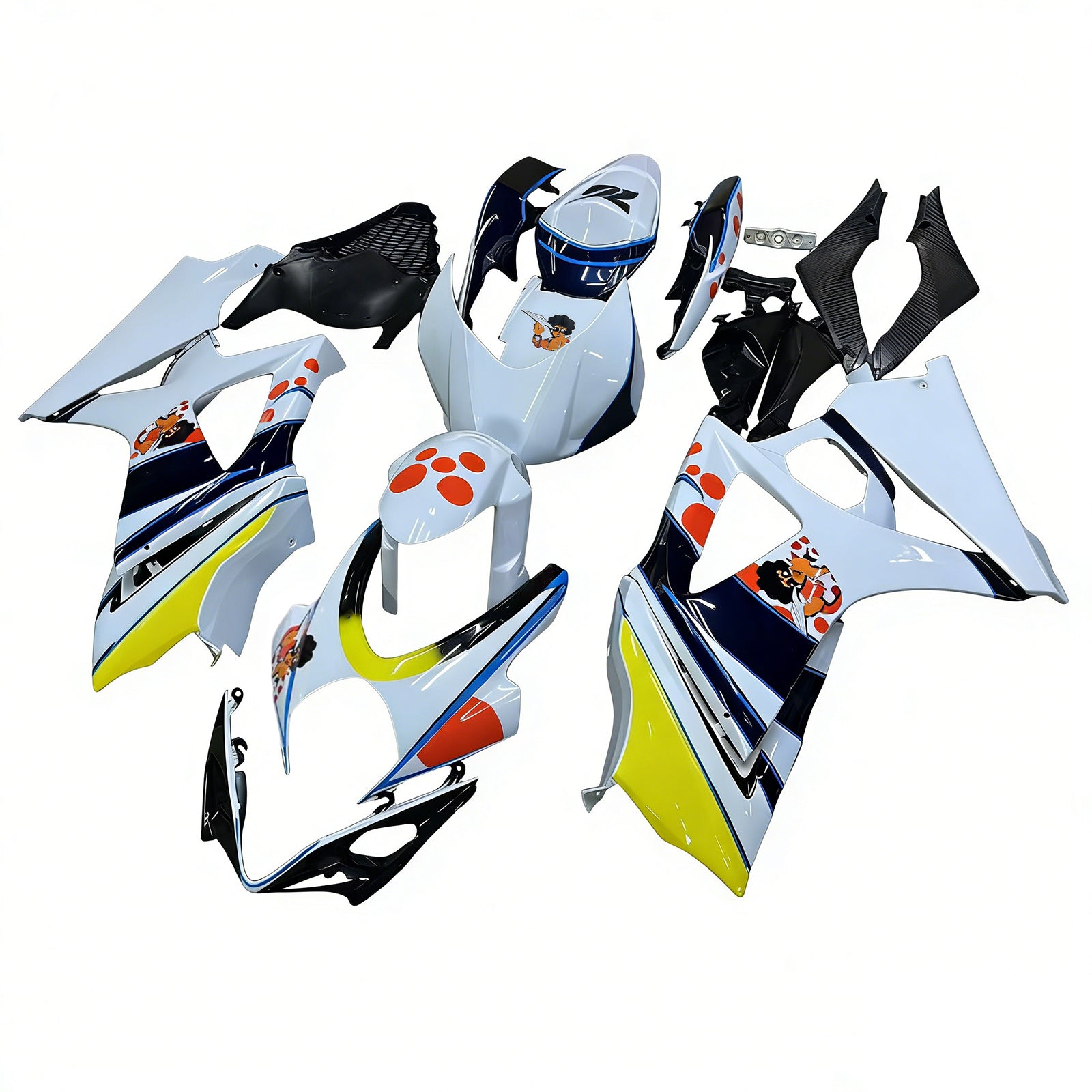 Fairings 2007-2008 Suzuki GSXR 1000 Multi-Color pepephone Generic
