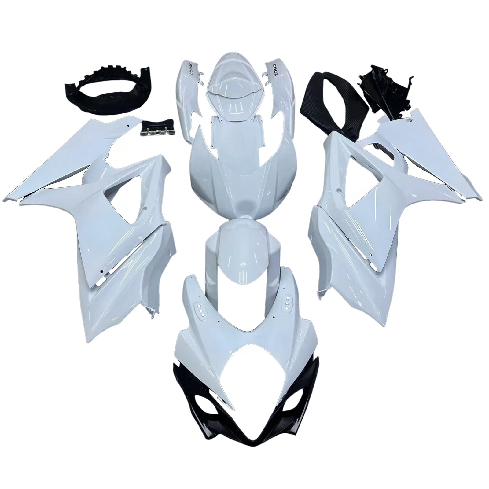 Fairings 2007-2008 Suzuki GSXR 1000 White GSXR Generic