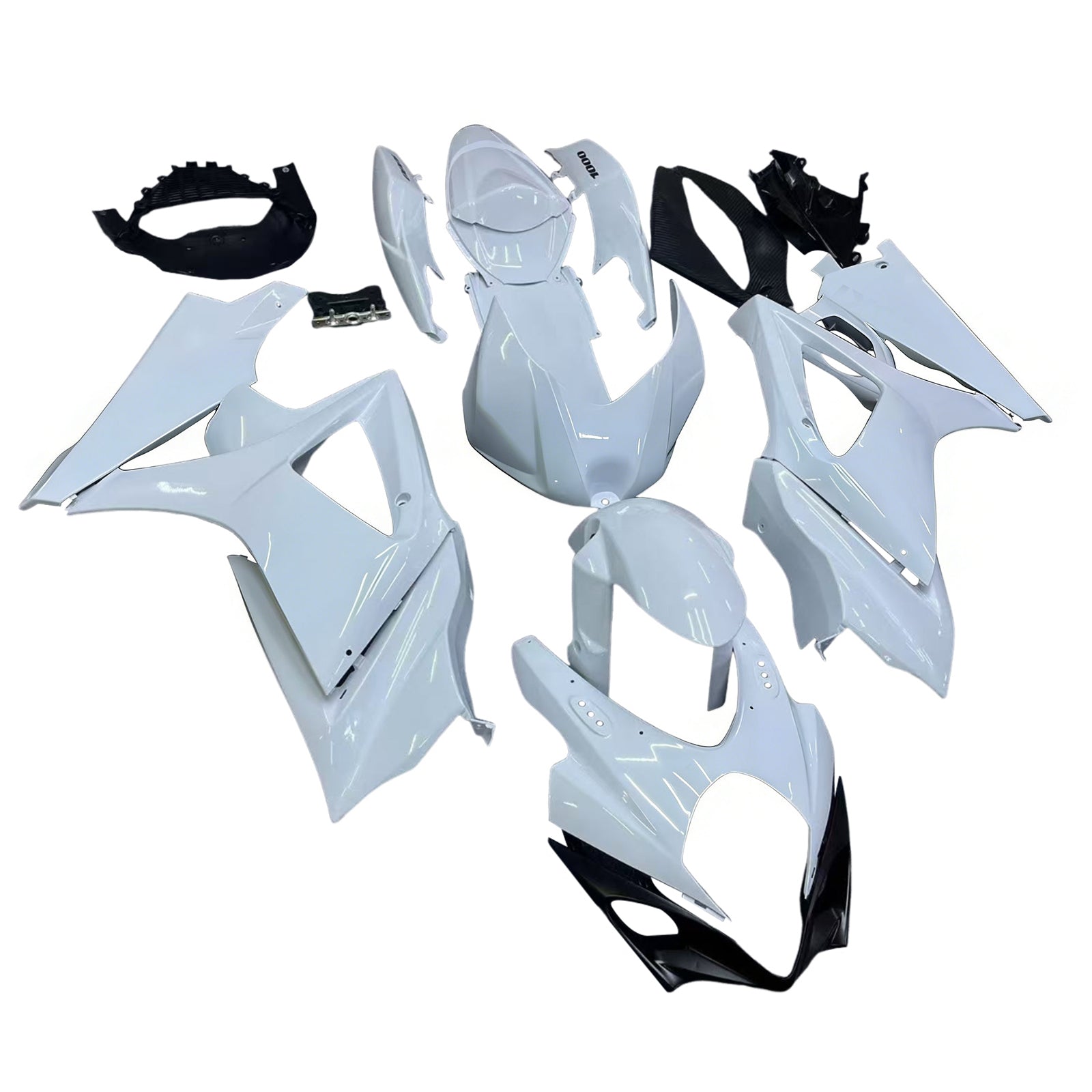 Fairings 2007-2008 Suzuki GSXR 1000 White GSXR Generic