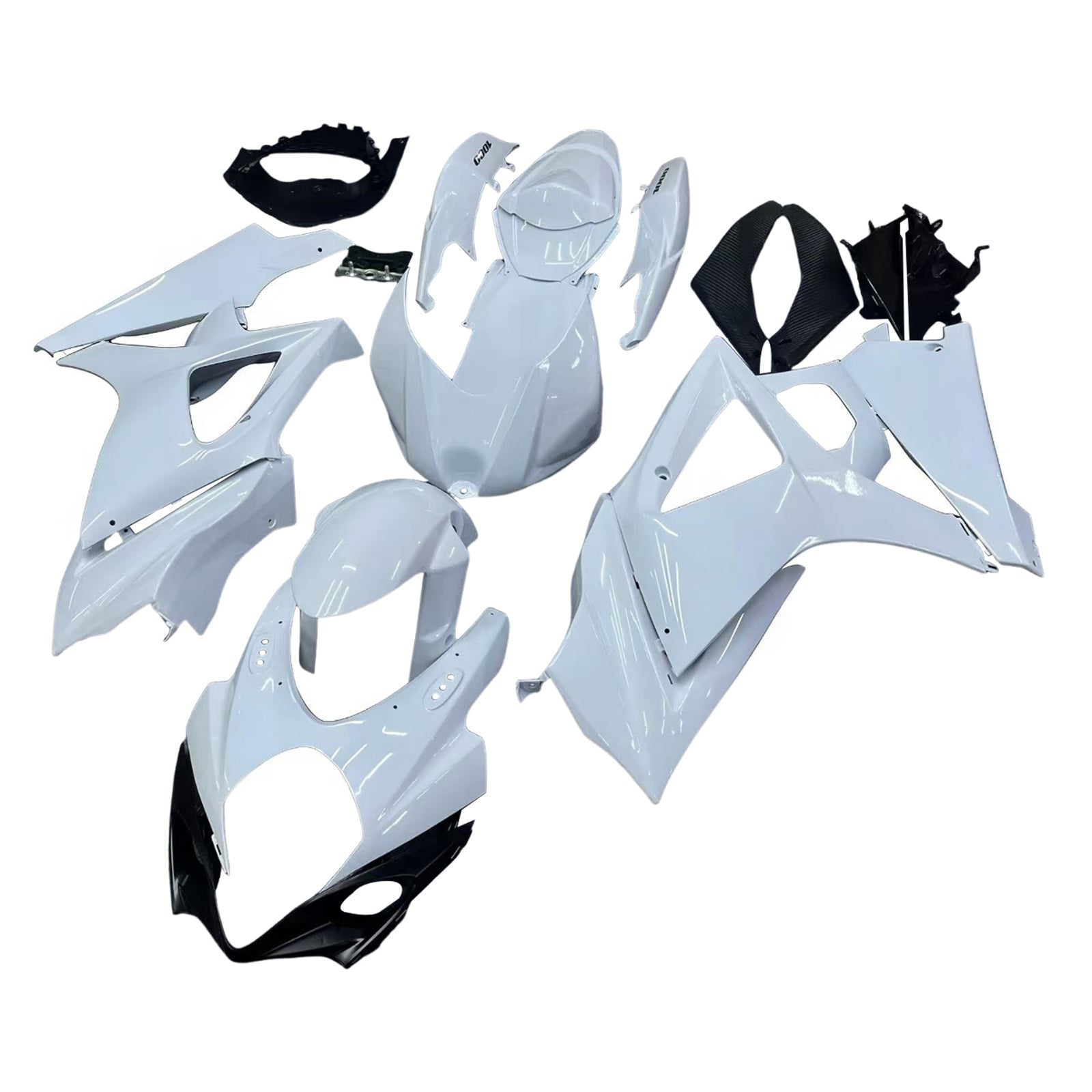 Fairings 2007-2008 Suzuki GSXR 1000 White GSXR Generic