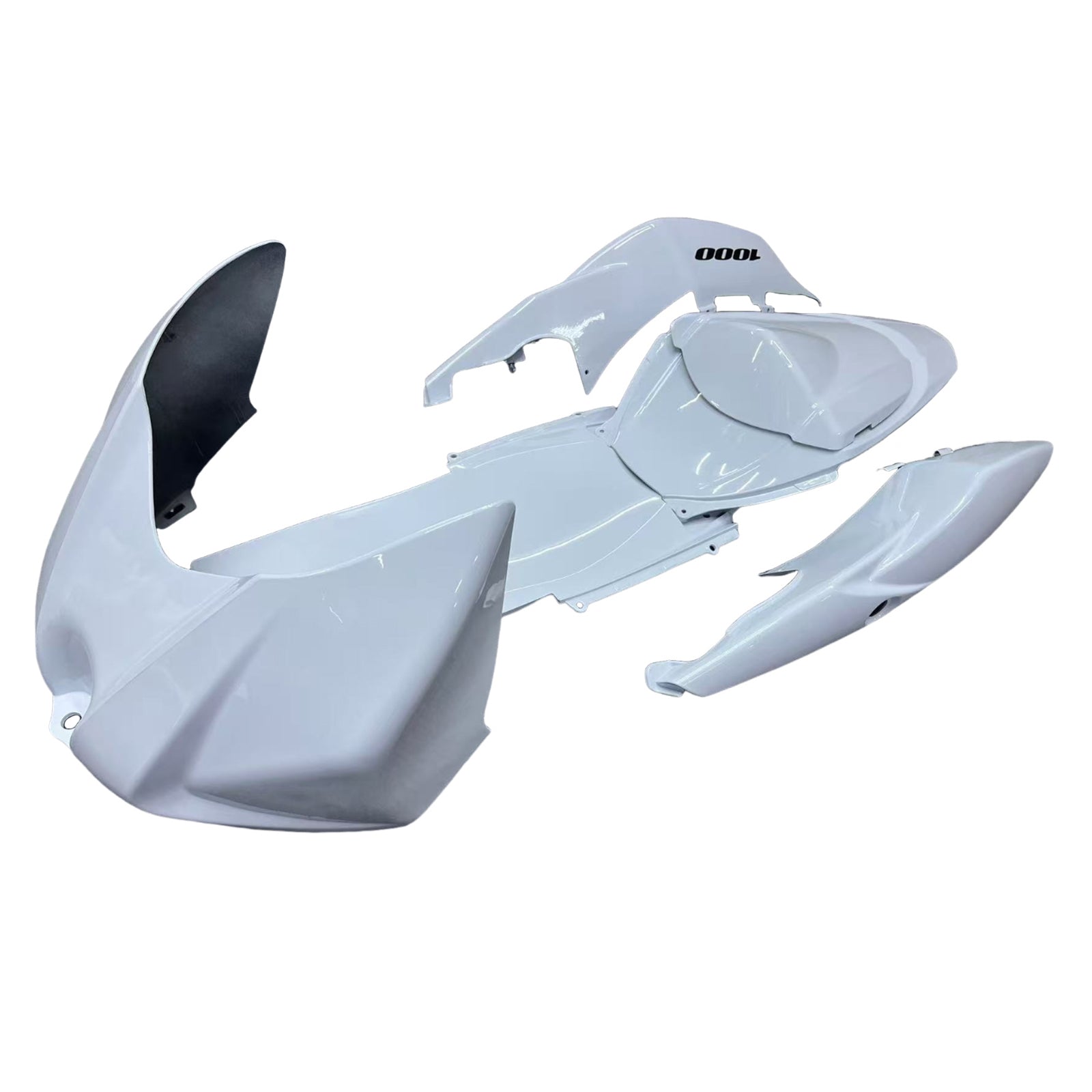 Fairings 2007-2008 Suzuki GSXR 1000 White GSXR Generic